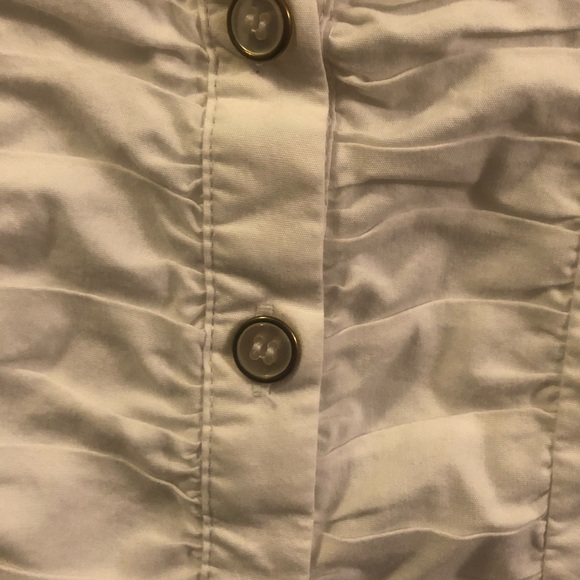 New York & Co White button shirt - Picture 2 of 3